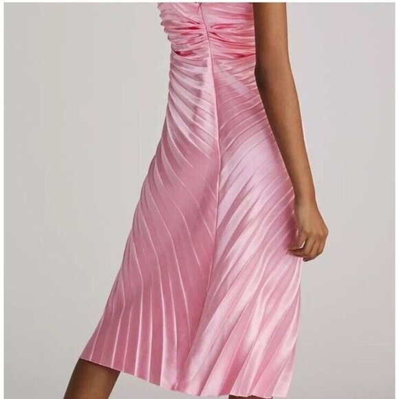 NWT Delfi Collective Marilyn Dress in Magenta Dark Pink Velvet Size Small - Picture 3 of 14